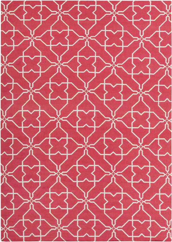 Elsmere Modern Pale Jade/Honeysuckle Pink Area Rug