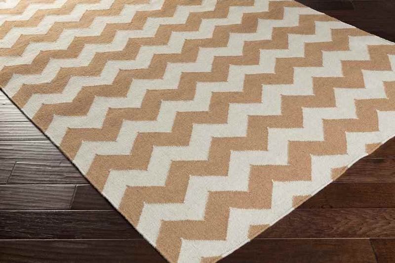 Emanuel Modern Brown and Tan Area Rug