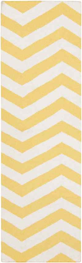 Emelle Modern Lemon/White Area Rug