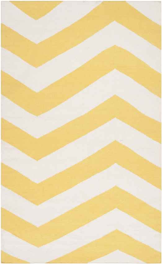 Emelle Modern Lemon/White Area Rug