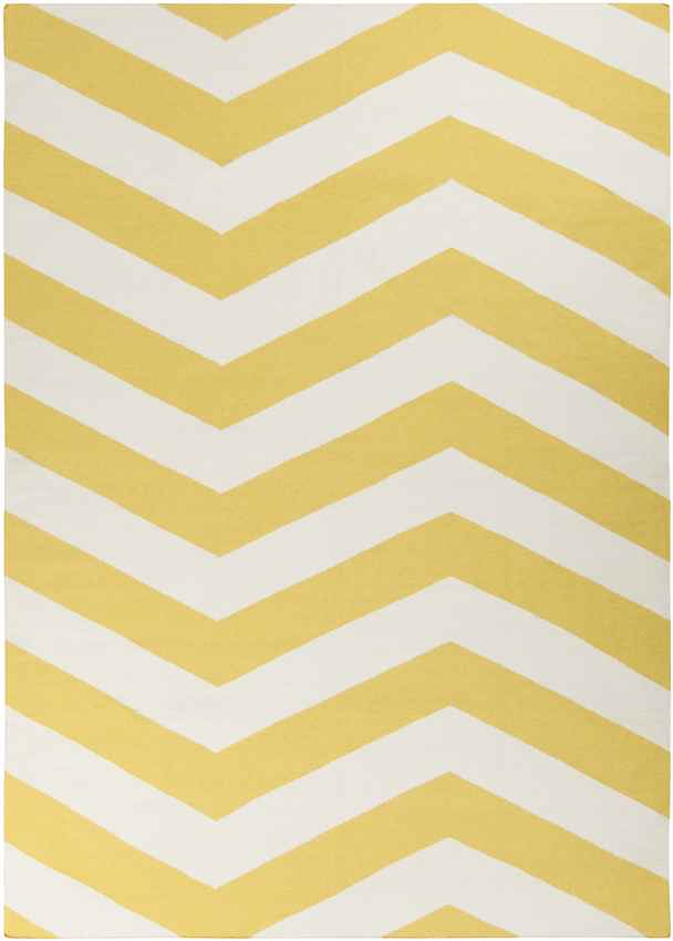 Emelle Modern Lemon/White Area Rug