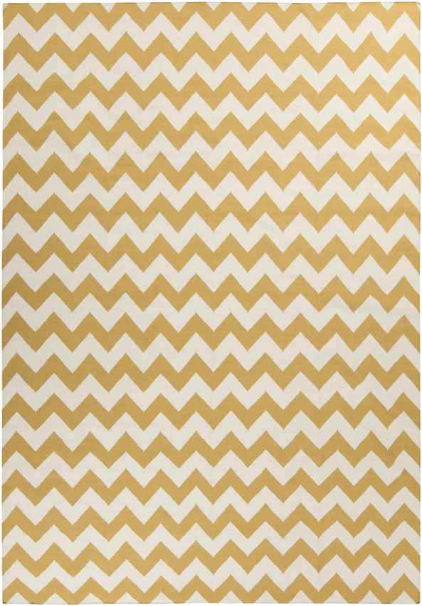 Emanuel Modern White/Yellow Area Rug