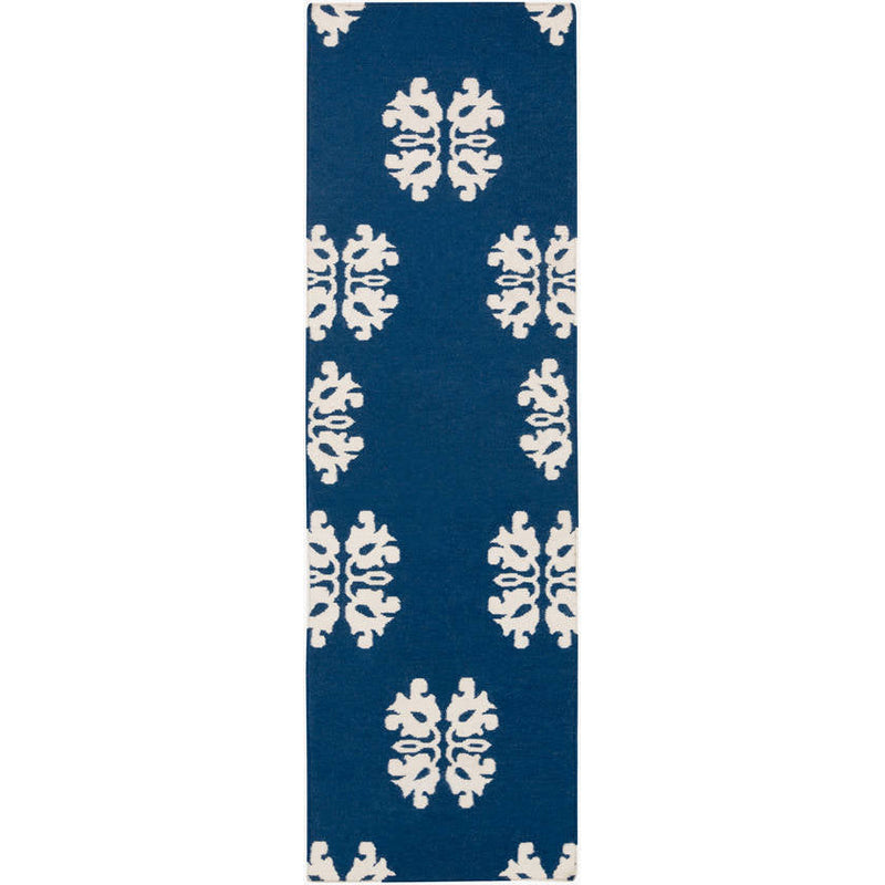 Emmonak Global Blue/Ivory Area Rug