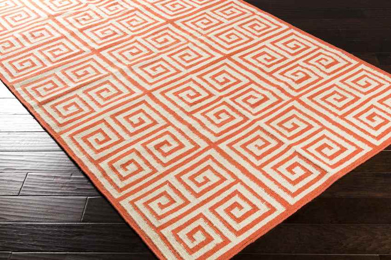 Erie Modern Poppy Red Area Rug