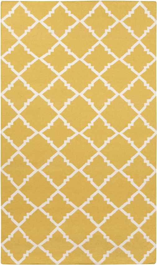 Selwerd Modern Charcoal/Yellow Area Rug