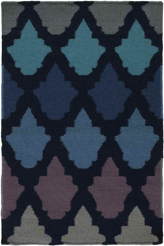 Esto Modern Blue/Black Area Rug