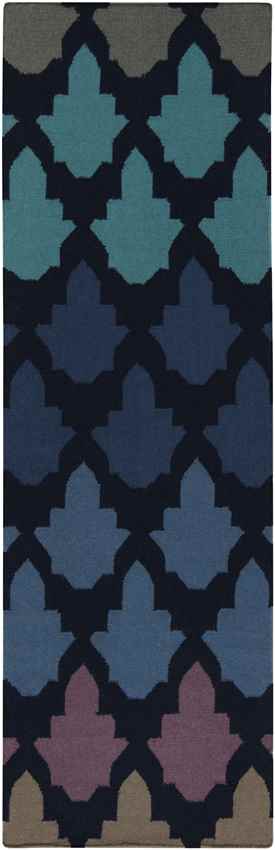 Esto Modern Blue/Black Area Rug