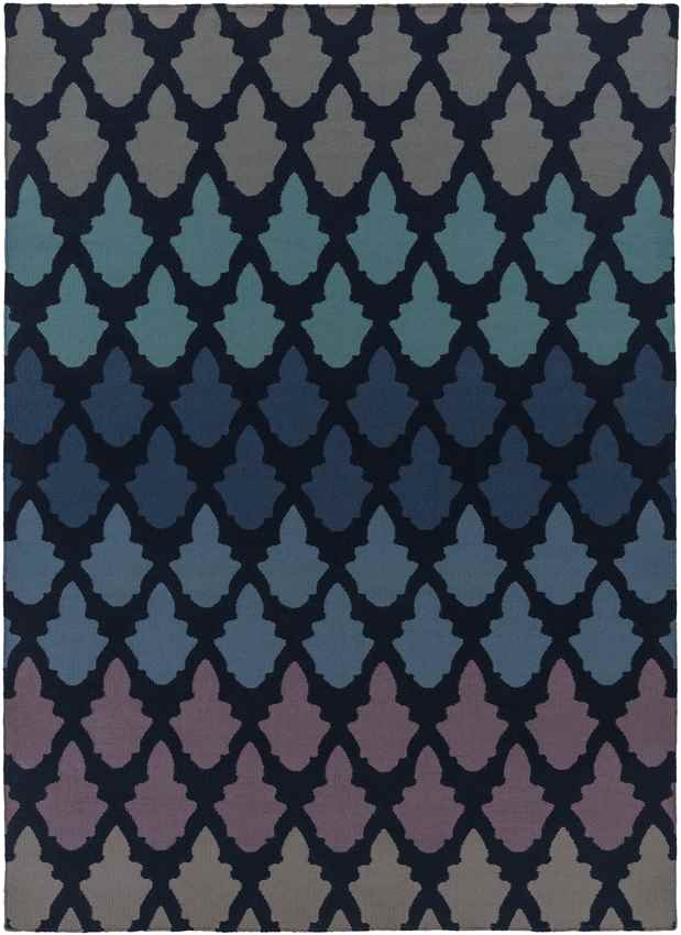 Esto Modern Blue/Black Area Rug