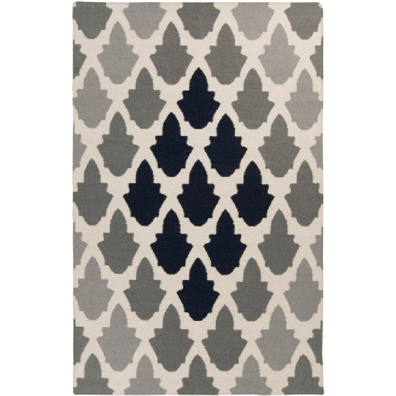 Esto Modern Gray/Navy Area Rug