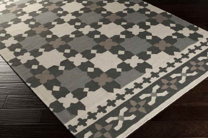 Etowah Modern Black & Gray Area Rug