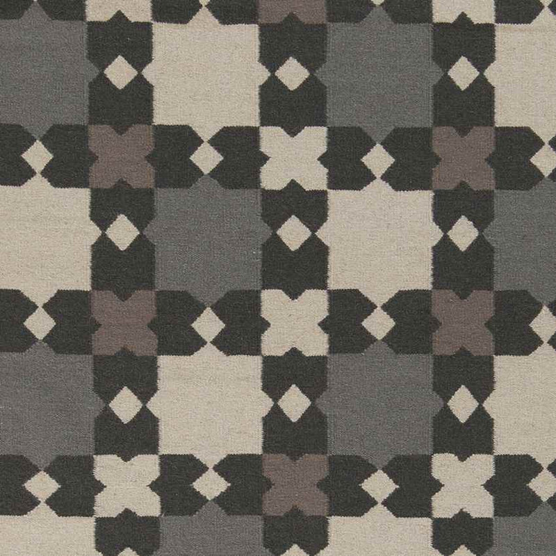 Etowah Modern Black & Gray Area Rug