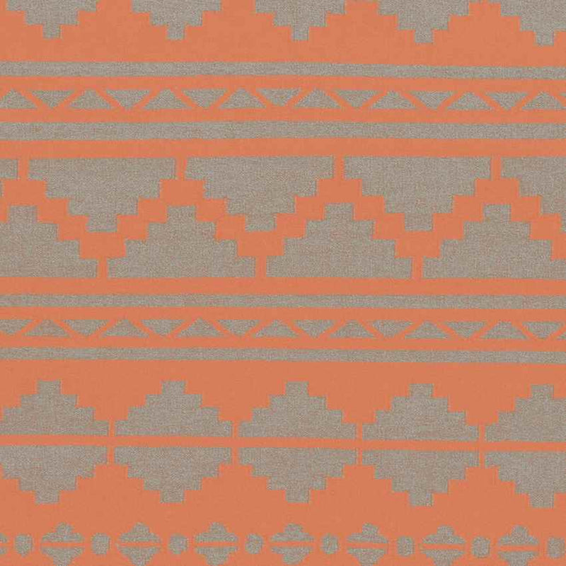 Noella Rustic Coral/Gray Area Rug