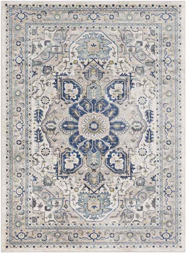 Rochelle Traditional Navy Area Rug