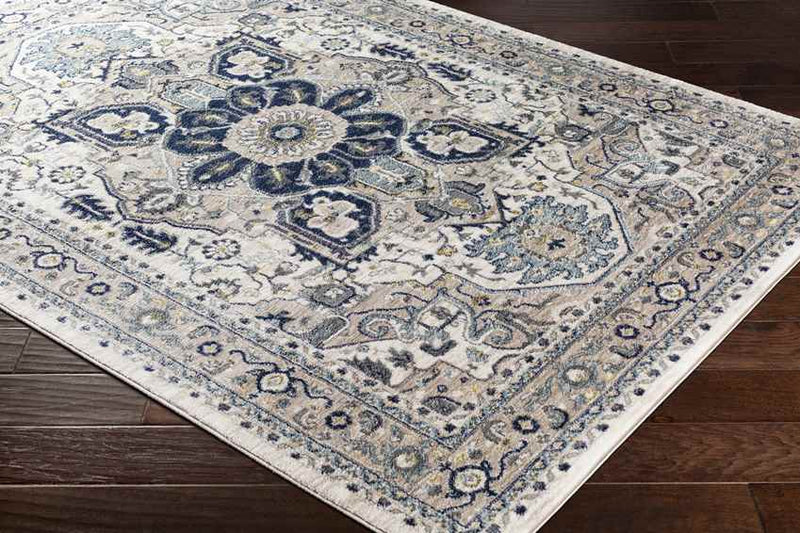 Rochelle Traditional Navy Area Rug