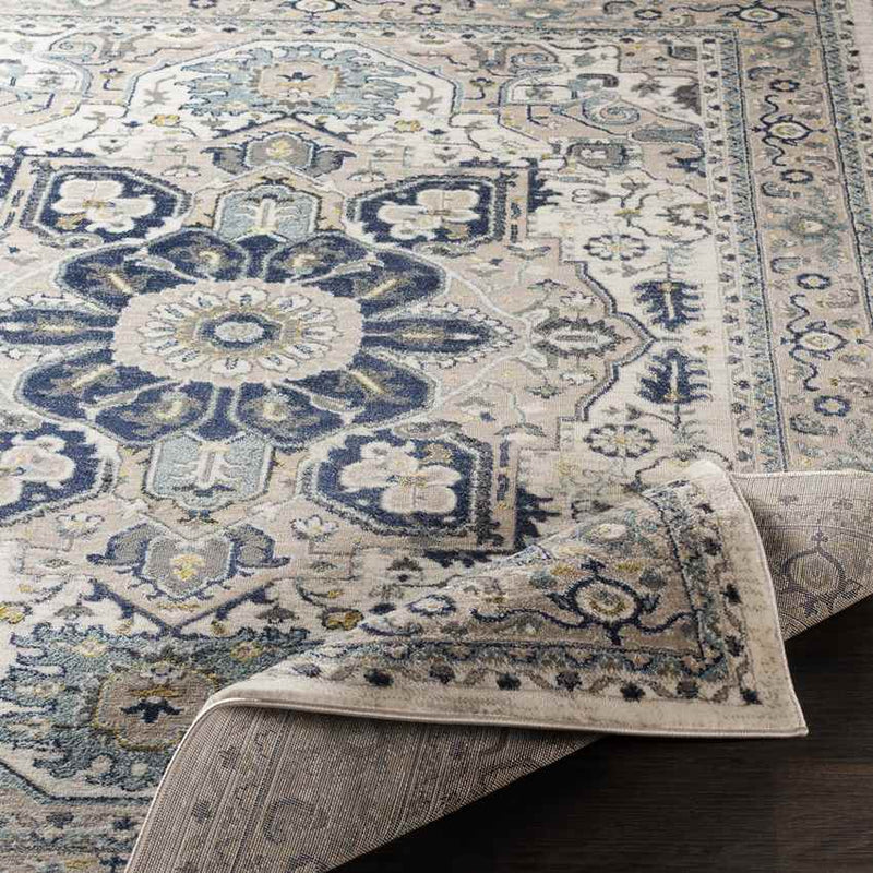 Rochelle Traditional Navy Area Rug