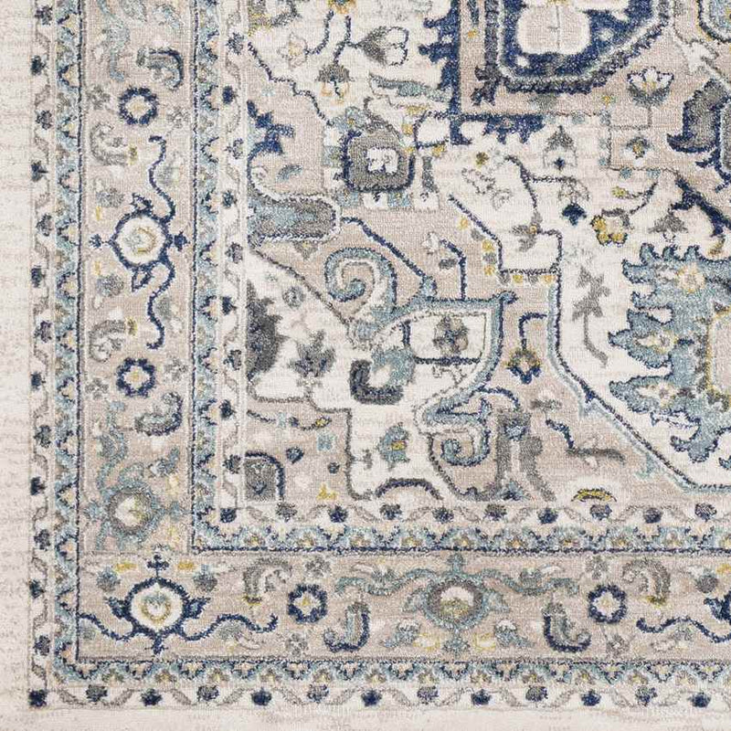 Rochelle Traditional Navy Area Rug