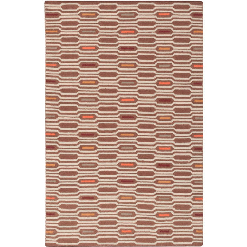 Fairfax Modern Dark Brown Area Rug