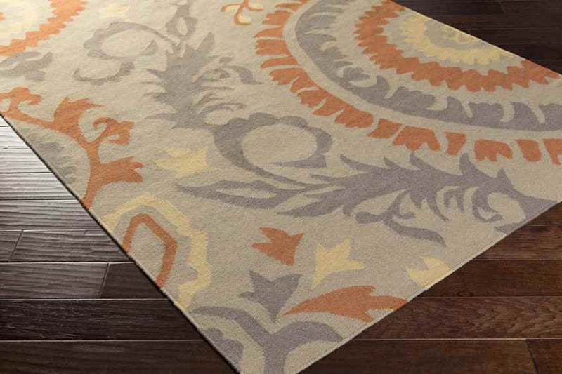 Eufaula Global Burnt Orange Area Rug