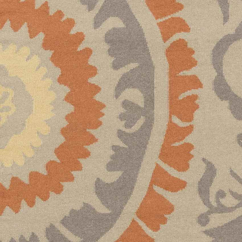 Eufaula Global Burnt Orange Area Rug