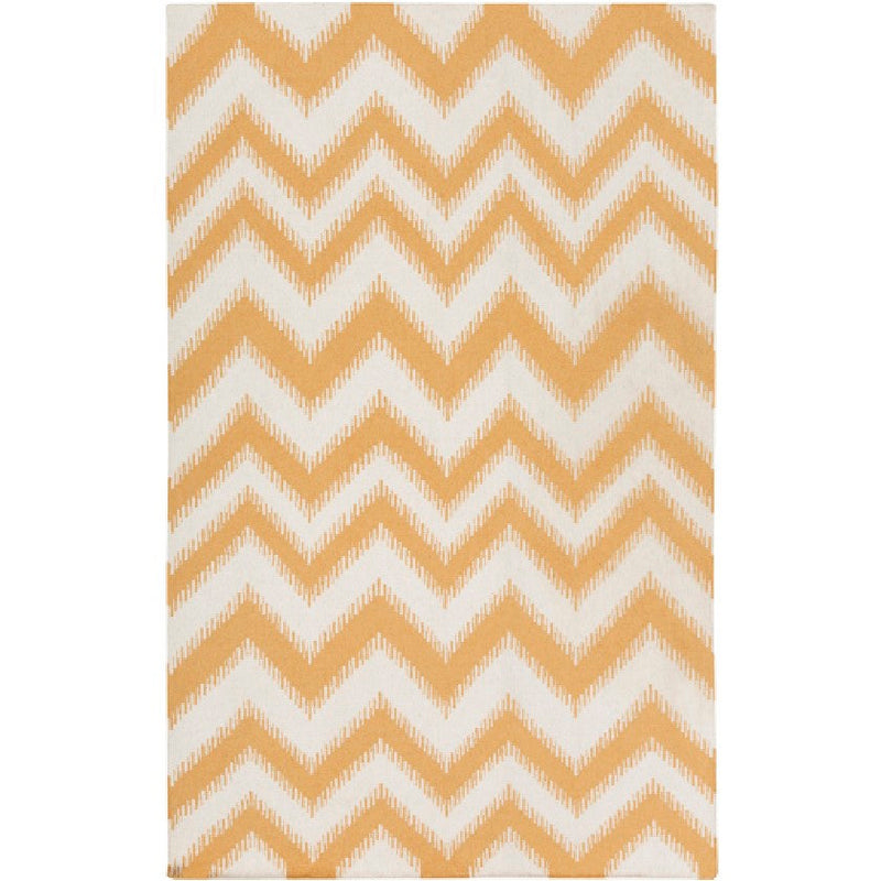 Fairburn Global Gold/White Area Rug