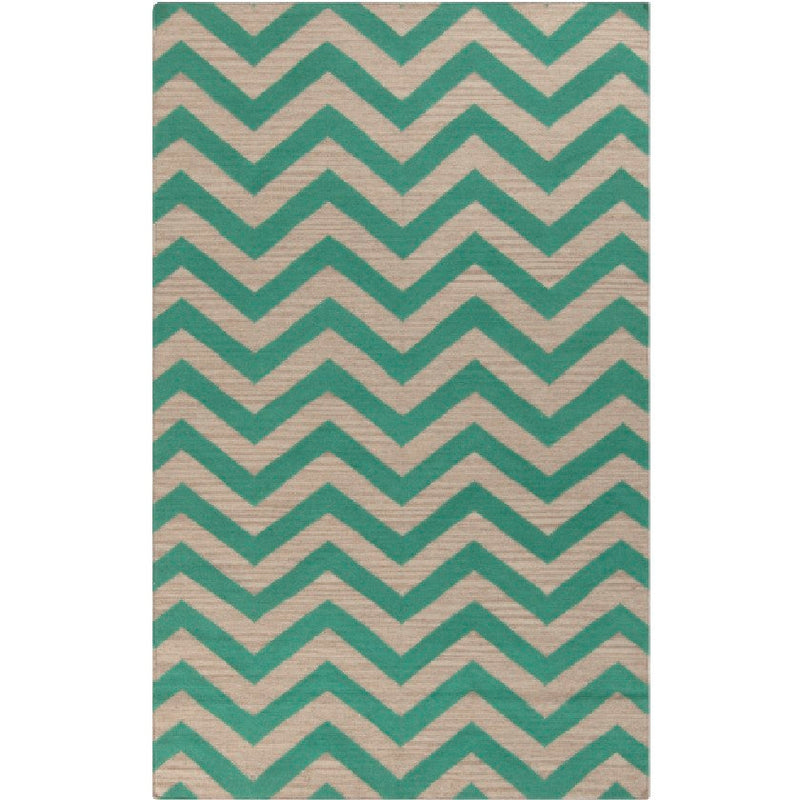 Escondido Modern Green/Beige Area Rug