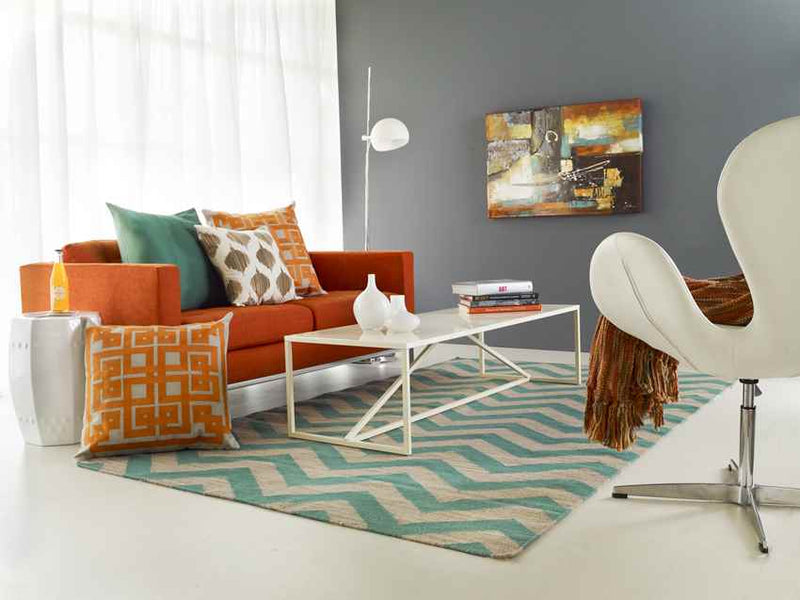 Escondido Modern Green/Beige Area Rug