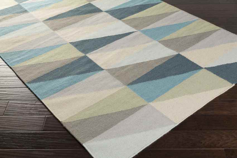 Falkville Modern Aqua Area Rug