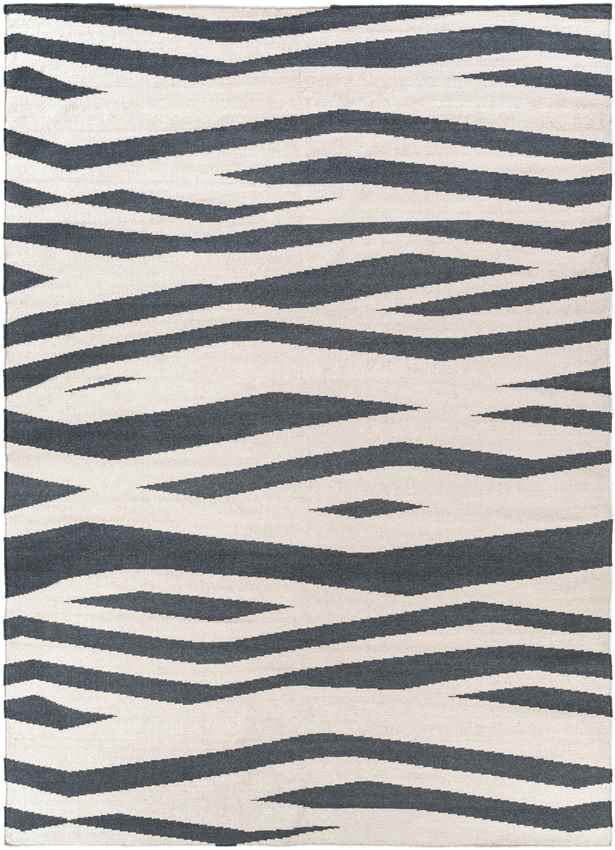 Farmington Modern Ivory/Charcoal Area Rug