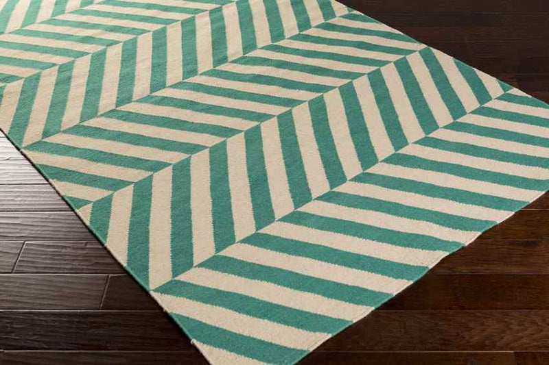 Faunsdale Modern Beige/Green Area Rug