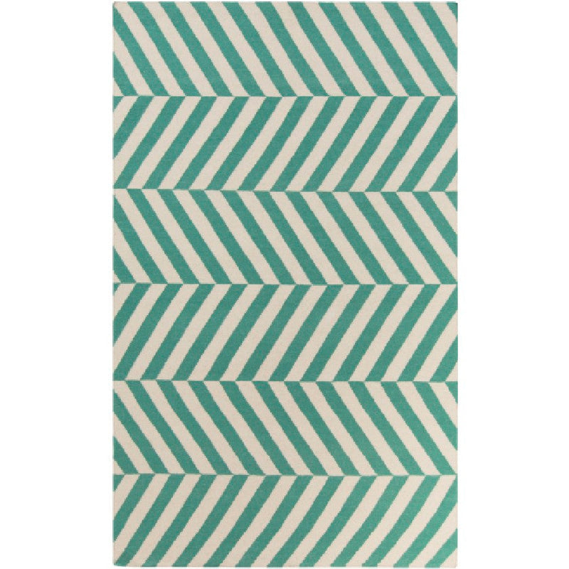 Faunsdale Modern Beige/Green Area Rug