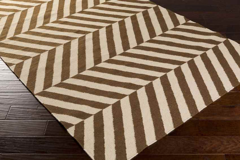 Faunsdale Modern Ivory/Mocha Area Rug