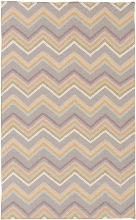 Emmet Modern Gray/Blue/Pink Area Rug