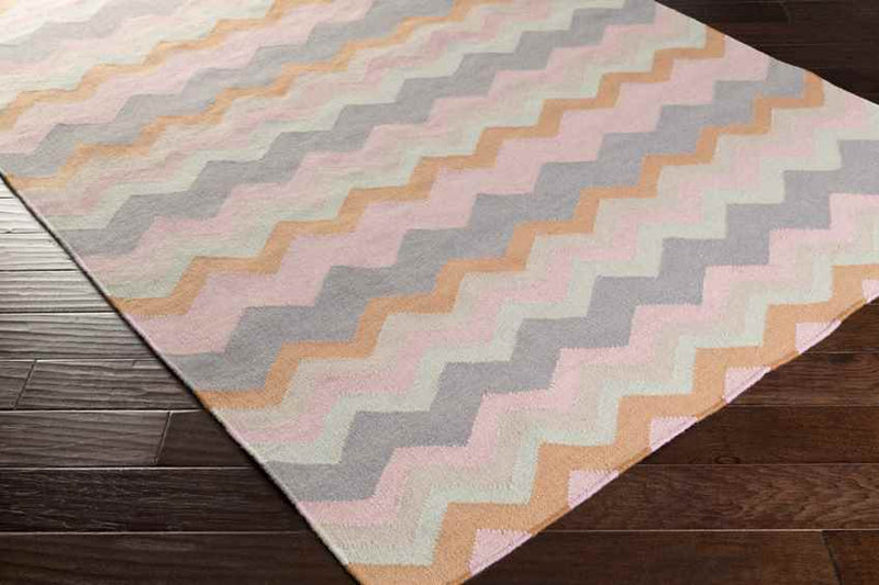 Weende Modern Brown/Pink/Green Area Rug