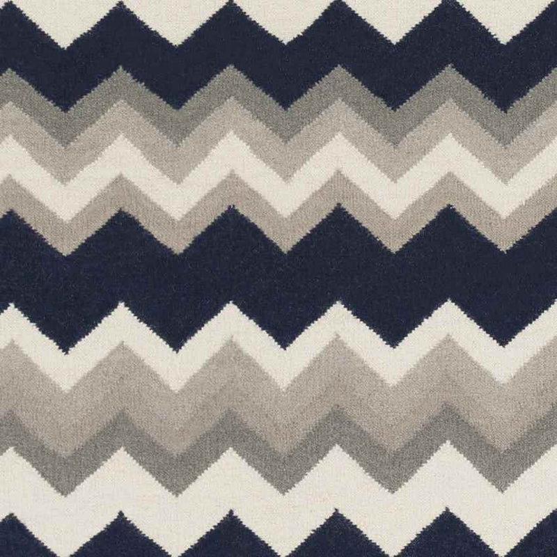 Weende Modern Gray/Navy Area Rug