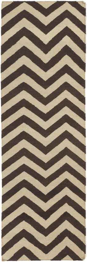 Escondido Modern Dark Brown Area Rug