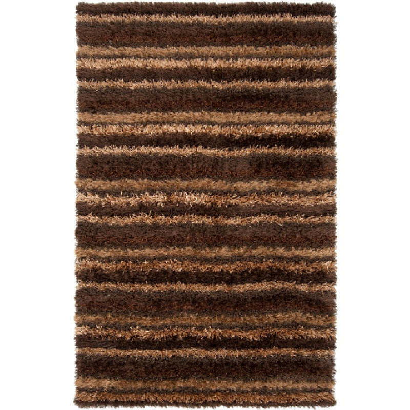 Flagler Global Dark Brown Area Rug