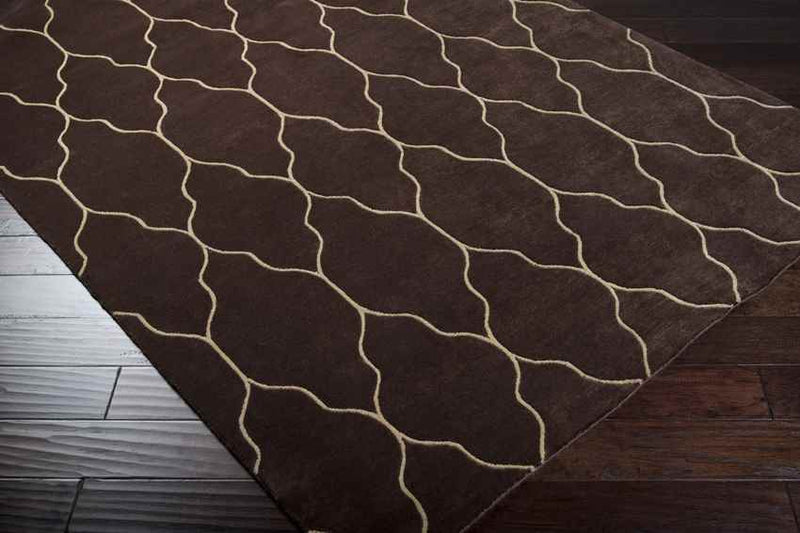 Flagstaff Modern Chocolate/Ivory Area Rug