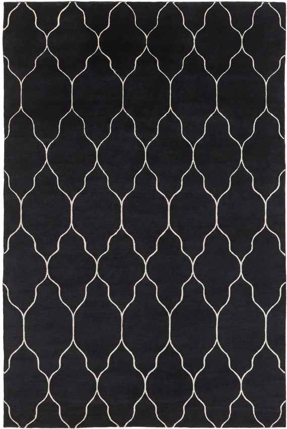 Flagstaff Modern Black/Beige Area Rug