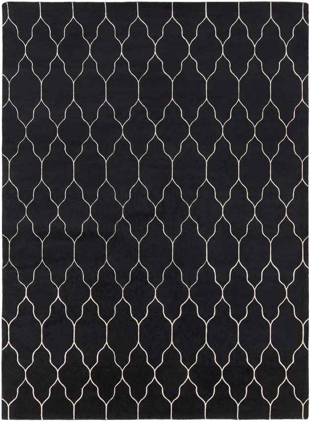 Flagstaff Modern Black/Beige Area Rug