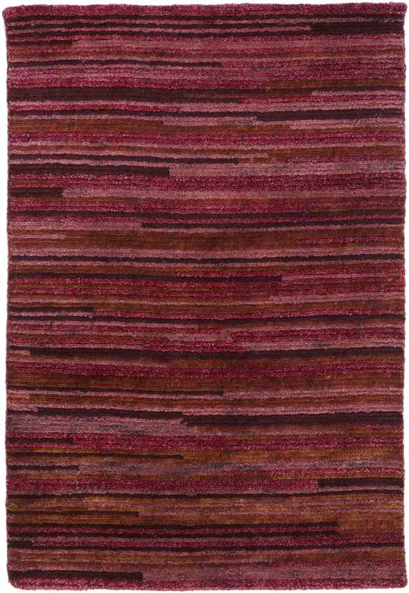 Florala Modern Burgundy Area Rug