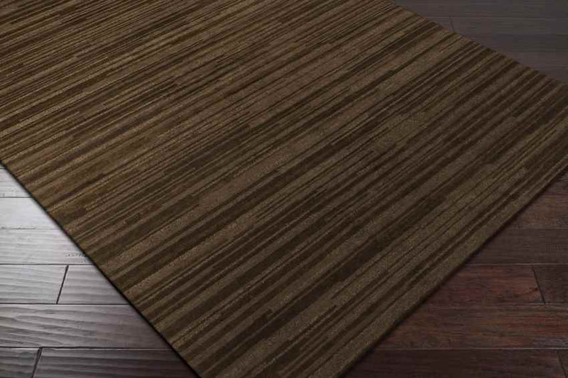 Florala Modern Dark Brown Area Rug