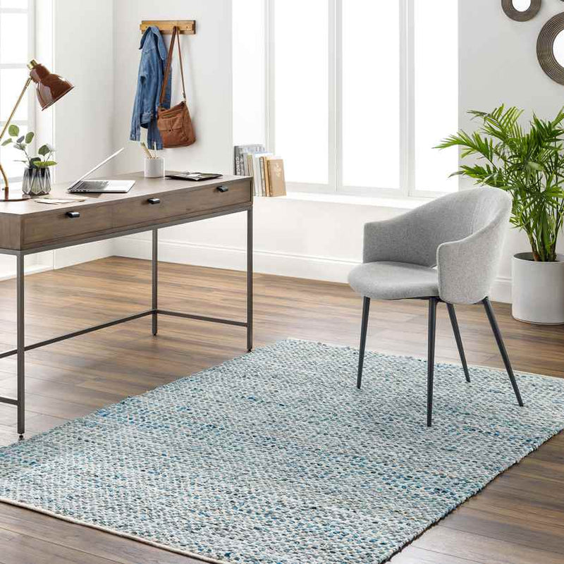 Sharice Modern Teal Area Rug