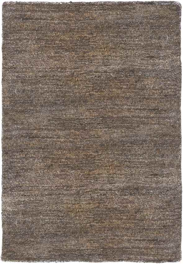 Forkland Modern Dark Brown Area Rug