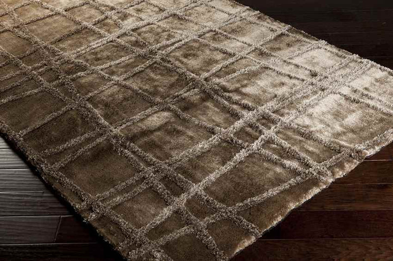 Birchwood Modern Khaki/Ivory Area Rug