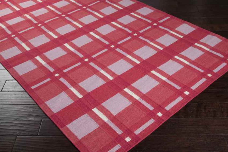 Gilbertown Modern Red Area Rug