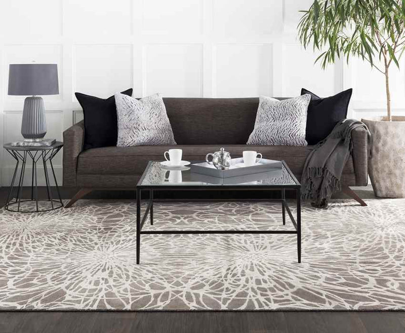 Tremeur Modern Charcoal Area Rug