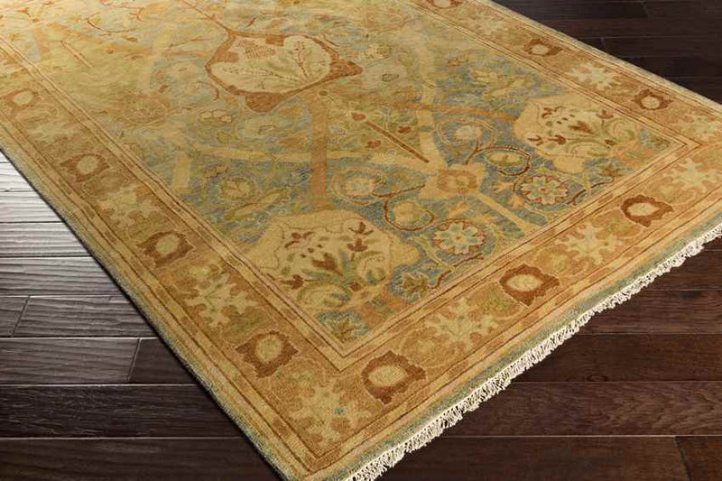 Gordo Traditional Bright Yellow Area Rug