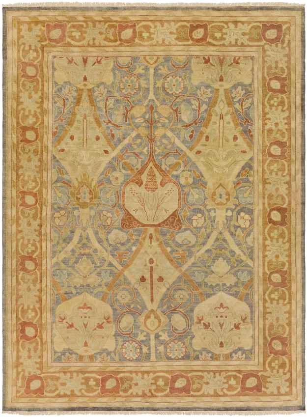 Gordo Traditional Bright Yellow Area Rug