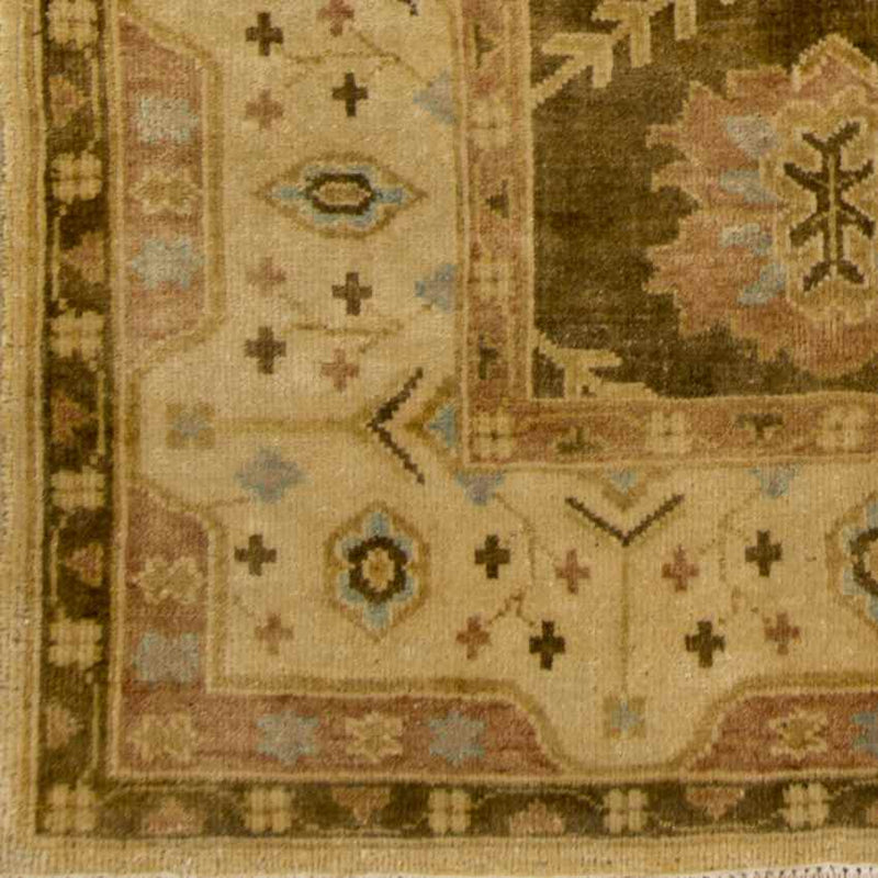 Quimper Traditional Olive Area Rug