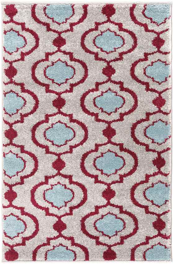 Epernay Cottage Dark Red Area Rug